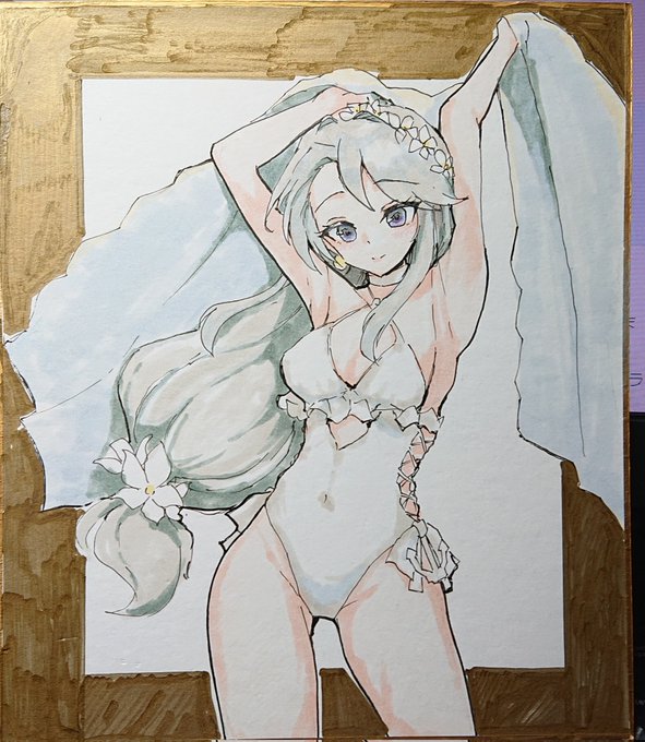 7/18コミライ名古屋「絶対海域」用に色紙持ってきます
#狭霧
#艦これ 