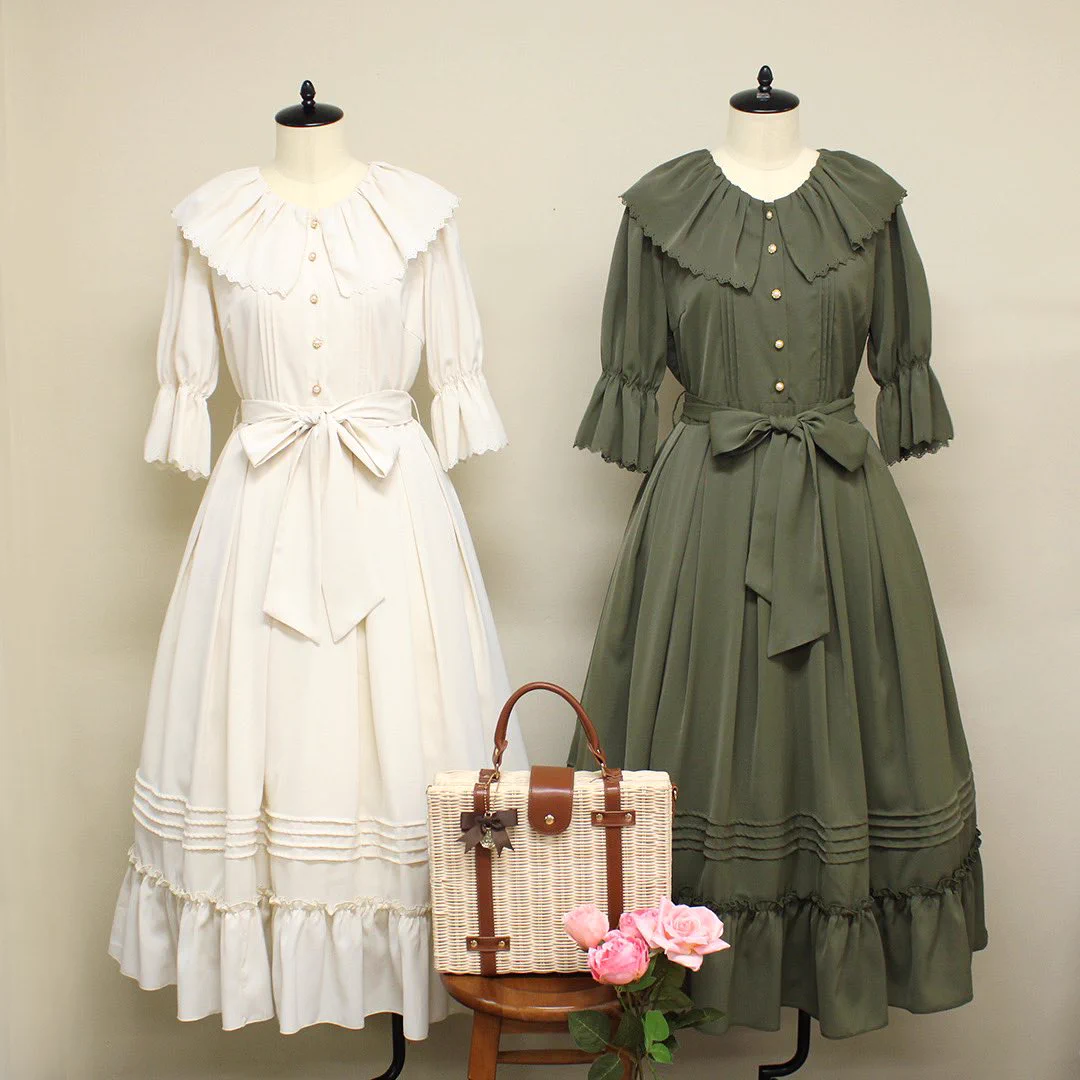 Amavel Iron Veilワンピース カーキ Amavel X:ssä: ”明日7/15(金)販売START📢 🏷Classy Ladyフリルロング