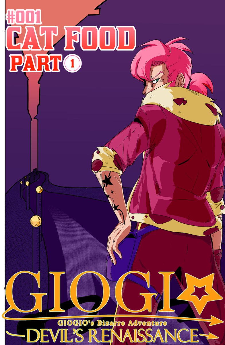 GioGio_DR's tweet photo. ✨!! VERY IMPORTANT ANNOUNCEMENT !! ✨

🌟 Devil's Renaissance, Chapter 1, 'Cat Food, Part 1' 

>> Is officially scheduled to release TOMMORROW, July 15th @ 12PM, EST!!! <<

On platforms, MEGA, Twitter, Instagram, and WEBTOON!

#jjba #JoJosBizarreAdventure #oc #devilsrenaissance https://t.co/NXxhvUx01D