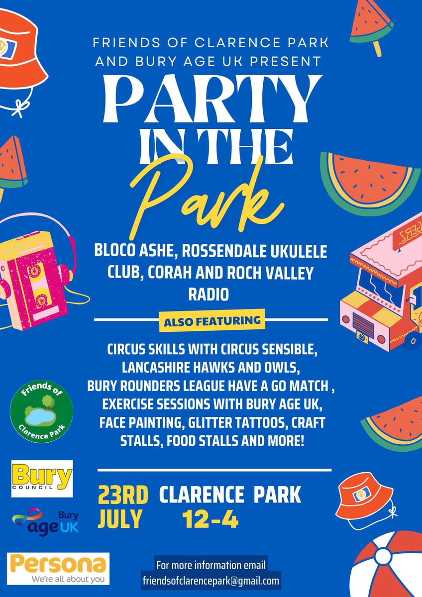 JamieLeonWalker's tweet photo. Less than 2 weeks to go until Party In The Park @ Clarence Park! 🎪 🤹‍♂️ 

What are you doing on Saturday 23rd July? Head over to Clarence Park 12pm - 4pm for lots of fun and different activities for all the family.   @FriendsClarence https://t.co/CnbARuNkD8