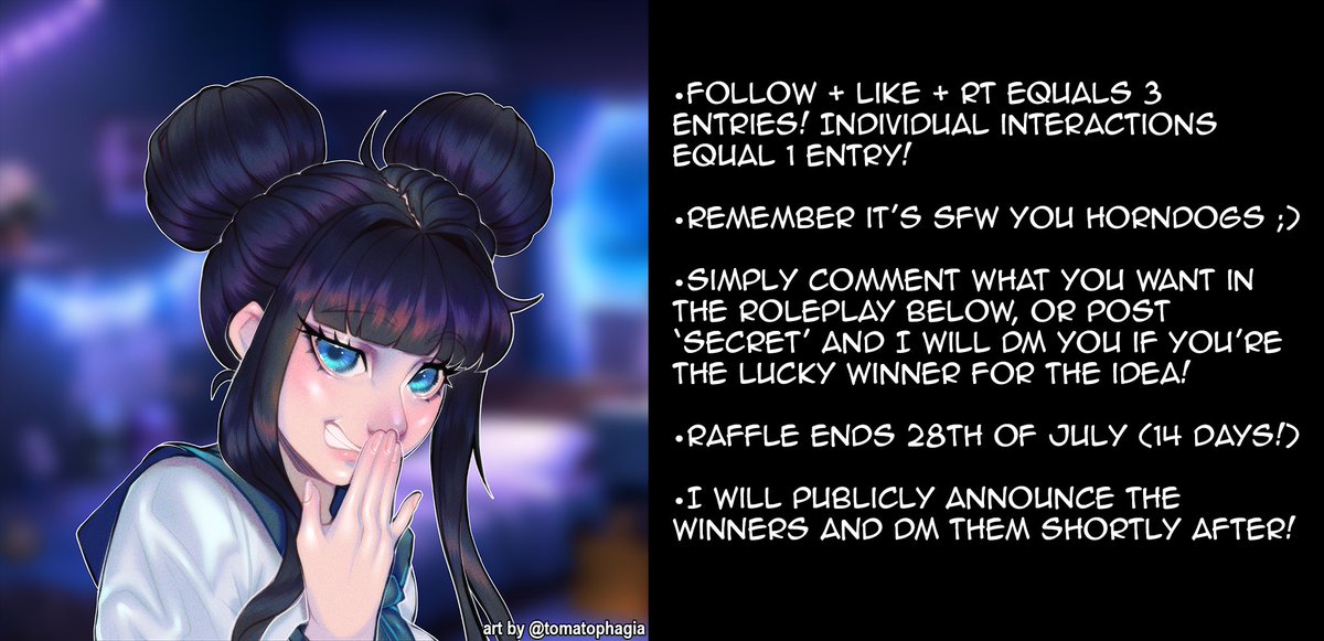 DudeTLewd's tweet image. As a special thanks to the support over the last 3+ years, 🎉three lucky winners 🎉 will have their own personal SFW audio roleplay which will later be uploaded onto Youtube (In November)! 

All artwork will be by @CastellaCroquis so give them a cheeky follow too &amp;lt;3