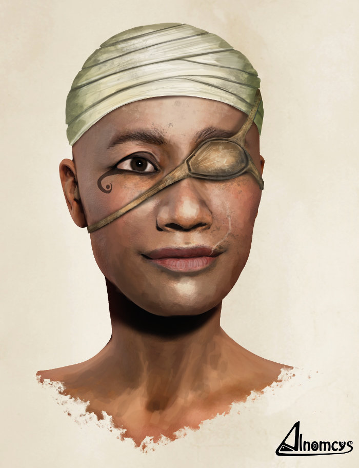alnomcys's tweet photo. Un #portrait rapide pour #Emysfer le #JDR 
Une #Pirate 

Sur insta : https://t.co/3Yerynw6BR

#RPG #fantasy #digitalart #affinityphoto #zbrush #woman https://t.co/sPXOQMVLdI