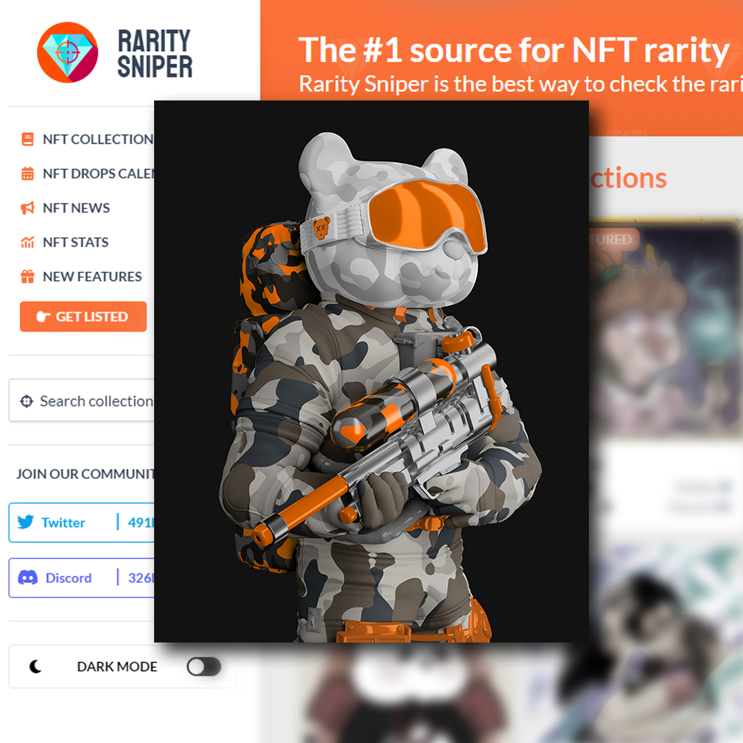 🔥 We're excited to announce that AstroBear has partnered with @RaritySniperNFT 🔥

The AstroBear collection will be listed right after launch July 20! 

Join Discord: discord.gg/astrobearspace…

#AstroBear #nftrarity #NFT #NFTCommmunity #nftcollectors #NFTartwork #NFTartist