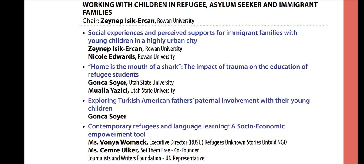 So happy to present our Camden Research with my co-PI Dr. Nicole Edwards in our panel at <a href="/omep2022/">OMEP 2022 - 74th World Assembly and Conference</a> in Athens, Greece! With @Muallalalalala <a href="/UlkerCemre/">Cemre Ulker</a> <a href="/RefugeesUnknown/">Refugees Unknown Stories Untold/RUSU</a>