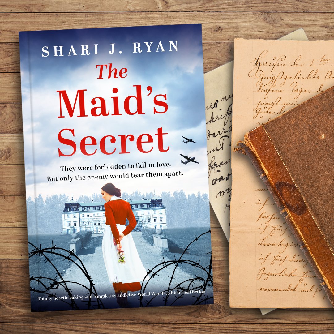 bookouture's tweet photo. They were forbidden to fall in love. But only the enemy would tear them apart.

We’re delighted to reveal the cover for The Maid's Secret: Totally heartbreaking and completely addictive World War Two historical fiction by Shari J. Ryan! 

Out Sept 29th: https://t.co/CMqoM4xIc3 https://t.co/3kjPELzdzd