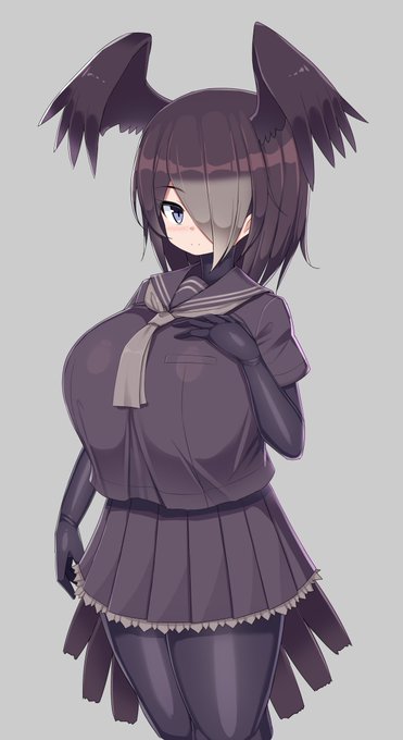 けもフレ、ハシブトガラスちゃん 