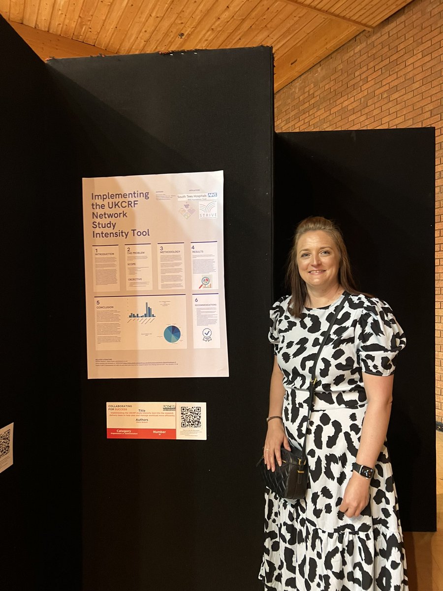 <a href="/MarieBranch1/">Marie Branch</a> poster displayed at <a href="/NIHR_UKCRFN/">UKCRF Network</a> annual conference. Amazing work highlighting the benefits of the Intensity tool for planning workforce resource. #crfconf22 @NIHRCRN_NENCumb <a href="/STRIVELeadandI/">STRIVE Leadership and Improvement</a> @NTHFTResearch