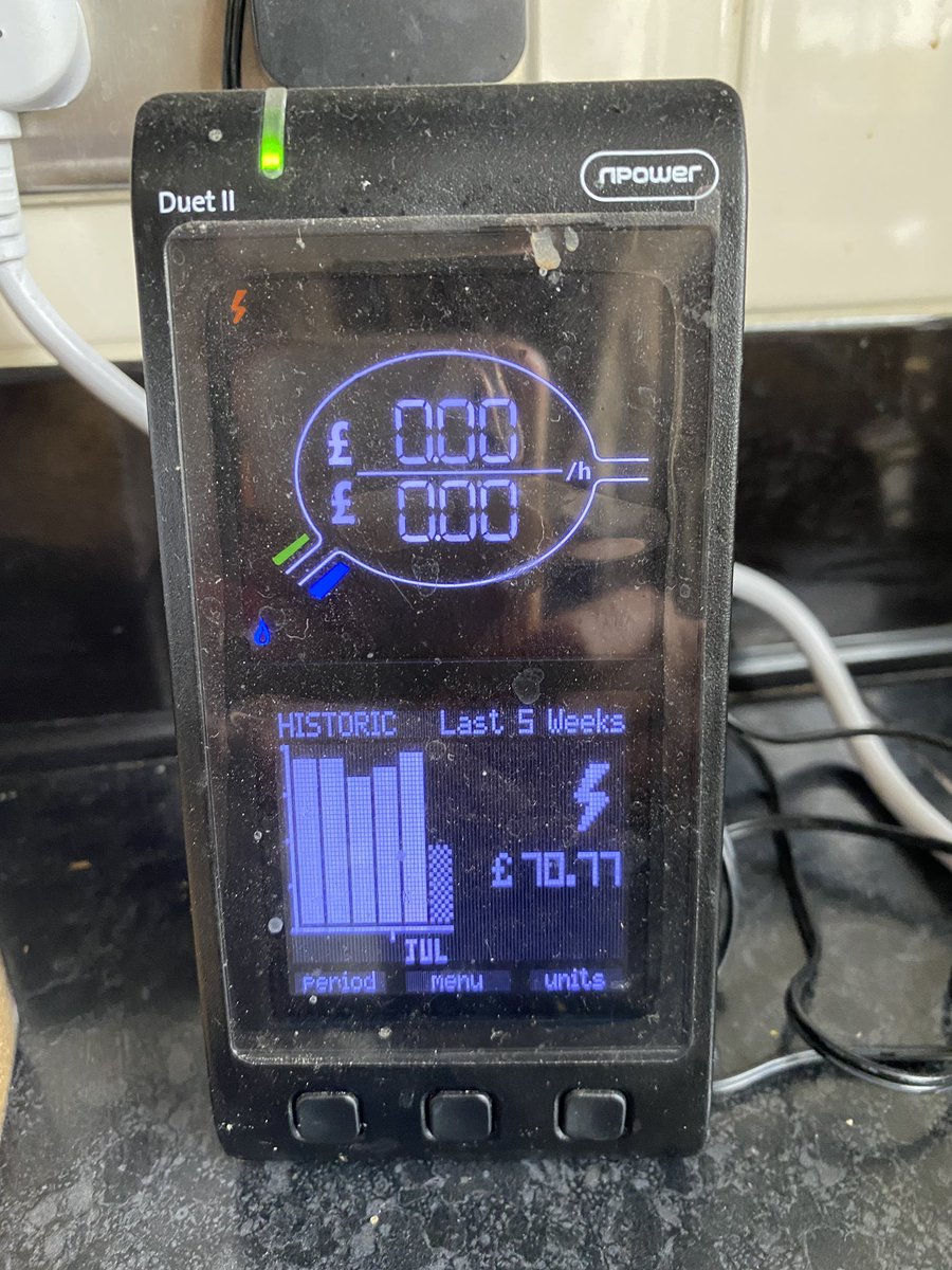JamieJohansson_'s tweet photo. If anyone is wondering what’s going on with their Electricity Bill, @eon_next advises your smart meter readings could easily only HALF your bill &amp; WRONG by 50% after VAT is added. 
Well now it all makes sense.
How do we get a more accurate reading? Thank you. https://t.co/qmABjbUxMi