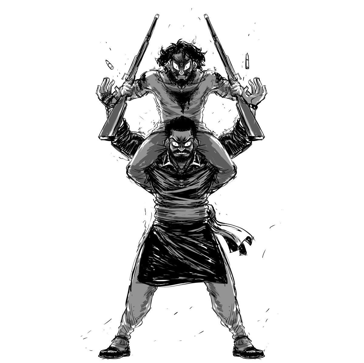 KymCheca's tweet photo. RRR! Epic movie :D loved it!

#RRRMovie #FANART #RRR https://t.co/kHGFHYMmvg