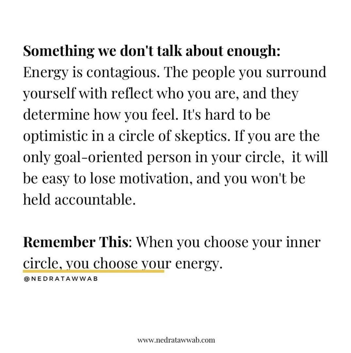 Wise words
