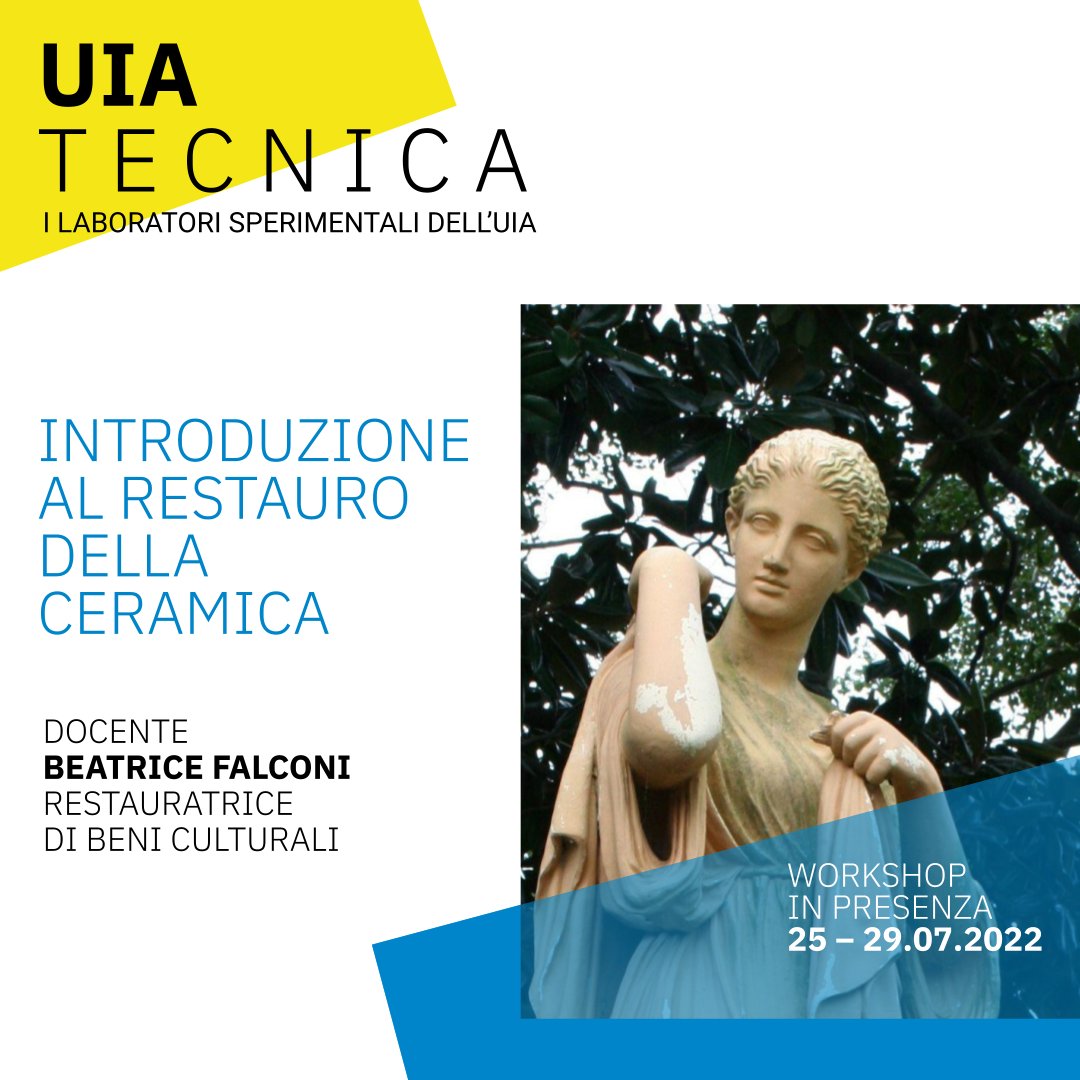 🎯 Scopri l’evoluzione delle tecniche di lavorazione delle opere in terracotta, vasellame ed oggetti d’uso comune e impara ad intervenire per il loro recupero.

➡ WORKSHOP DI 𝐈𝐍𝐓𝐑𝐎𝐃𝐔𝐙𝐈𝐎𝐍𝐄 𝐀𝐋 𝐑𝐄𝐒𝐓𝐀𝐔𝐑𝐎 𝐃𝐄𝐋𝐋𝐀 𝐂𝐄𝐑𝐀𝐌𝐈𝐂𝐀 bit.ly/3AaKavb
