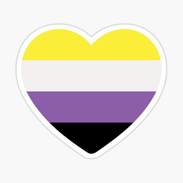 💛🤍💜🖤 
Happy #NonBinaryDay!