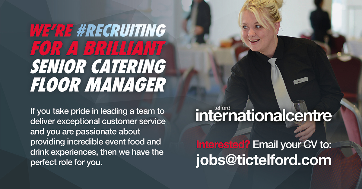 Want to work at one of the UK's leading event &amp; conference centres? Passionate about delivering the best food and drink experiences for every one of the thousands of guests we welcome through our doors each year? Check out below or find out more here: bit.ly/workherenow