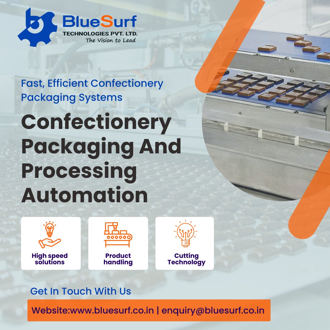 BluesurfL's tweet image. Efficient Packaging Solutions for Confectionery and Snacks: We provide turnkey automated confectionery packaging and processing systems.
More info visit:bit.ly/3lTYfES
#automatedconfectionerypackaging #candypackagingmachine #Confectioneryitems #automatedsolutions