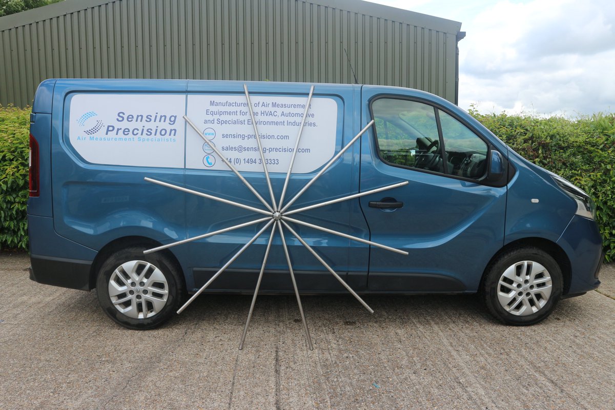SensingPrecis's tweet photo. We don’t shy away from the big stuff! Here is an example of our largest diameter radial Wilson Flowgrid which will shortly be on route to France for installation into a 2M circular duct.

#hvac #ukmfg #airflowmeasurement #BastilleDay #SensingPrecision https://t.co/m8mZocbOan