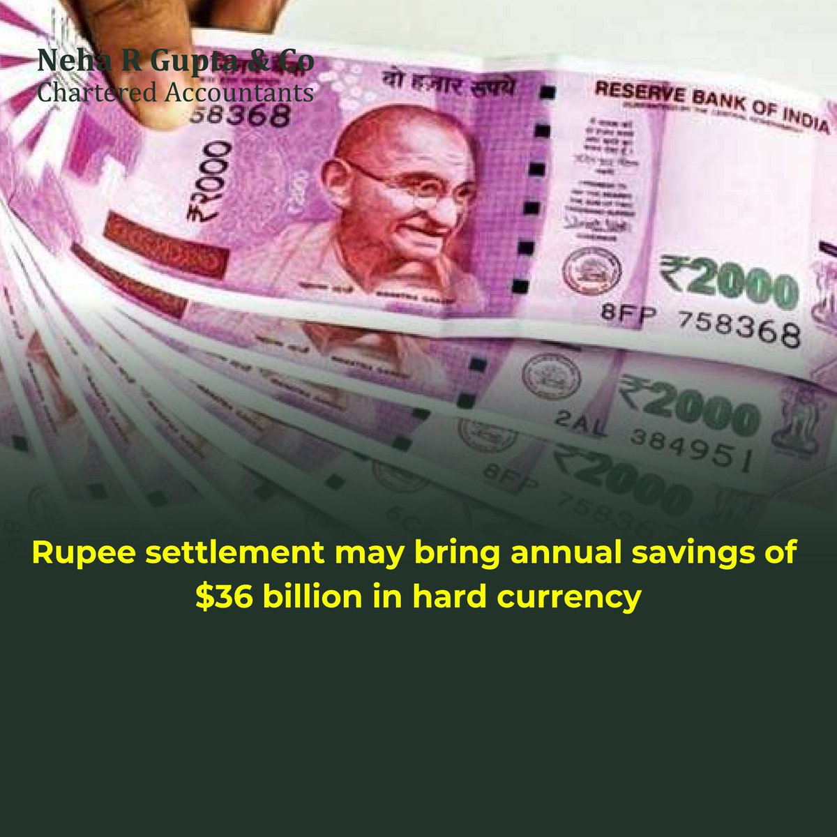NehaRGuptaCo's tweet photo. The launch of international trade in Indian rupees could lead to annual savings of $30-36 billion in hard currency and widen the scope for such trades with countries in the region, easing pressure on the exchange rate, experts told ET.

Follow @nehar for more
Stay tuned! https://t.co/JZKPRqL6Hp