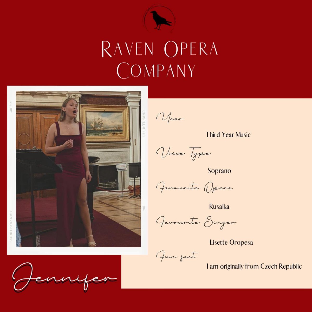 RavenOpera's tweet photo. Our Publicity Director for 2022/23 is Jennifer Morafkova (@jennifermorafkova) https://t.co/74WYC9KdsO
