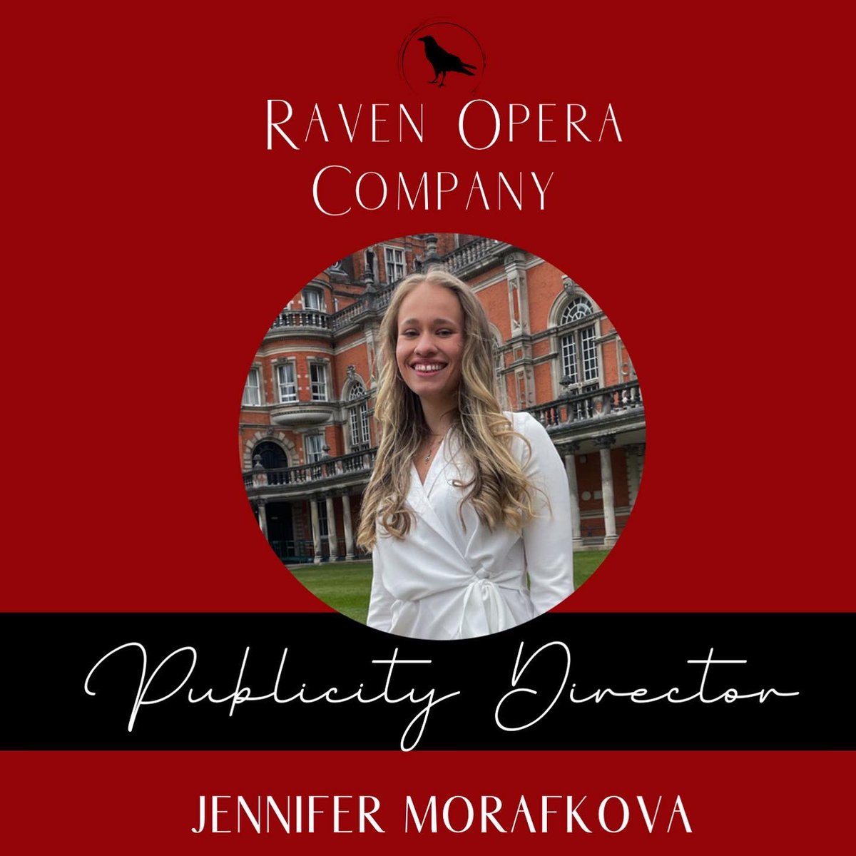 RavenOpera's tweet photo. Our Publicity Director for 2022/23 is Jennifer Morafkova (@jennifermorafkova) https://t.co/74WYC9KdsO
