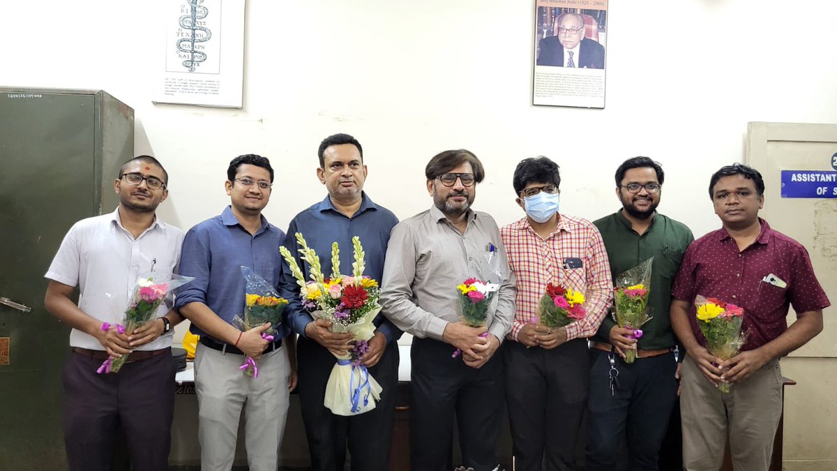 Happy Gurupurnima celebration at Dept of Surgery GMCB