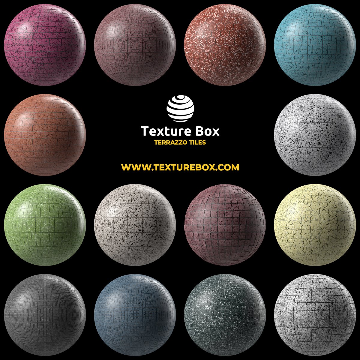 textureboxcom's tweet photo. We added Free and Premium PBR Materials
https://t.co/2GjW2pt8eK
Licence and Terms and Conditions
https://t.co/YYqGzrrCYD
#pbrmaterials #pbrtextures #gamedevs #indiegamedev #3dsmax #coronarender #vrayrender #pbr #pbrs
#terrazzotiles #terrazzo #texturebox #textureboxcom https://t.co/mrPjJPlORy