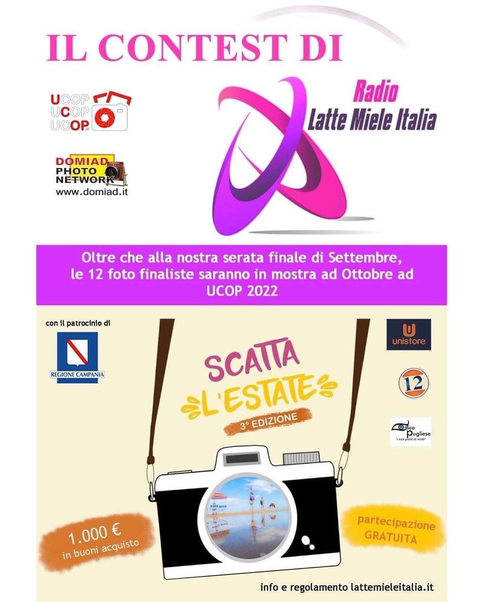 LatteRadio's tweet photo. SCATTA L ESTATE 
#contest #estate #fotografia #foto #regionecampania #ucop2022 https://t.co/uOZEwQOfXg