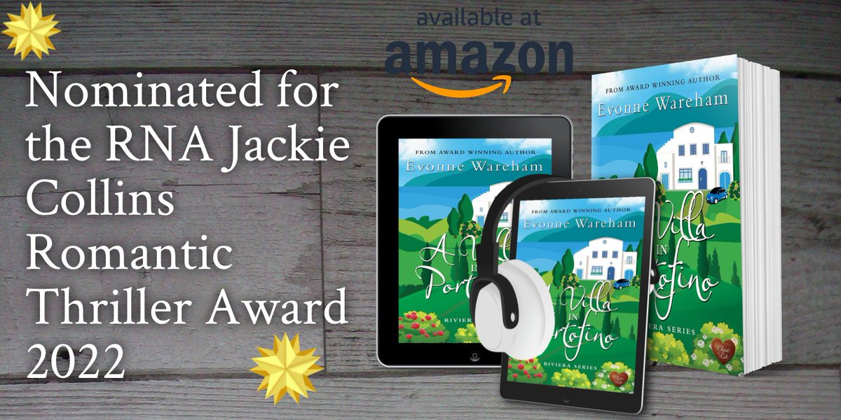 evonnewareham's tweet photo. Hot weekend? Need some escapist reading? How about a trip to somewhere glamorous on the Italian coast? 
#romantic #romaticsuspense #Italy #holidayreading #weekendreading #Portofino #awardnominee  
https://t.co/55ATVXBTkL https://t.co/bTWhtep78Z