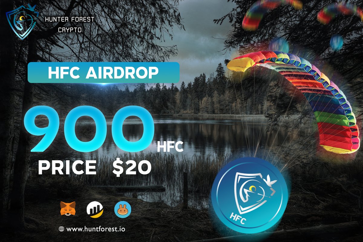 🚀#Startup Initial #Free 🎉 #HFC 
🪂 Offering: huntforest.io

🦌Hunt Forest on Play-2-earn is a metaverse hunter playing virtual games in the open world  games.

✅ Targeted raise: 100,000 $USDT
✅ Price per $HFC: 0.02222 $USDT

Participate 👉 t.me/+2s255f-rNrIzM…