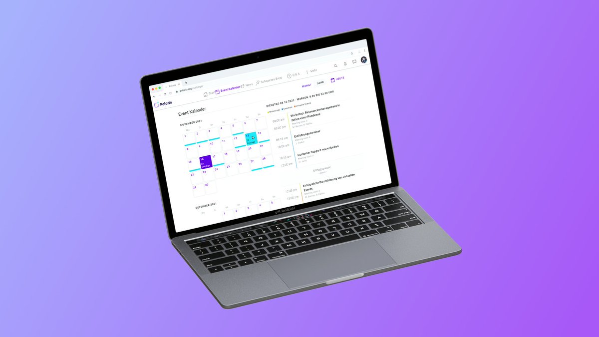 plazz_AG's tweet photo. 📲 #POLARIO #FEATURES IM FOKUS: #Kalender. Das #Kalender Feature dient dazu, über Termine zu informieren. Mehr dazu auf unserer Website: https://t.co/xHgZUTF3LS https://t.co/JIeAGe4VME