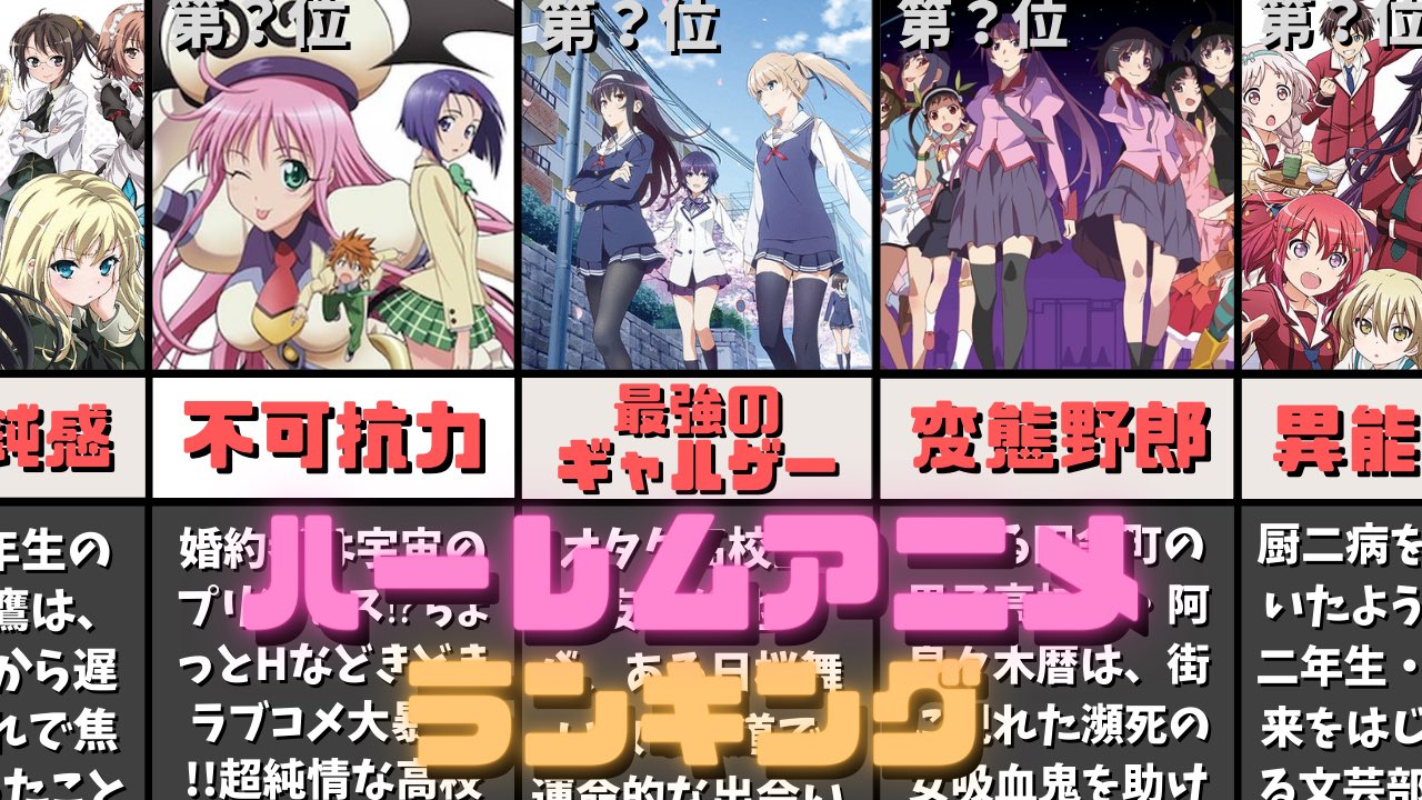 ハーレムアニメ Twitter Search Twitter