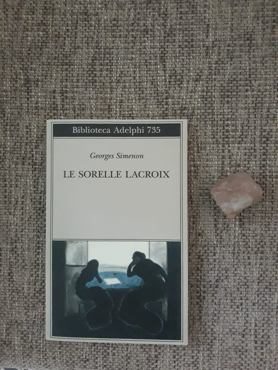 Uno dei Simenon più belli che ho letto. Le figlie del Notaio Lacroix. Le sorelle Lacroix e l'odio che le unisce. Copertina strepitosa Grazie @adelphiedizioni @BiancoCritico @annaritadenardo @LuciaLibri @Ro_Berta_42 @fiabanto @MauroZammuto @cccpmatias @BookstorieRoma @_EMANUELE_D