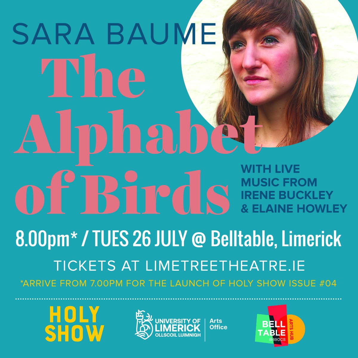 Coming to the @belltable in Limerick, with a wee launch of Issue #04 in the gallery from 7.00pm. All welcome!

Thanks to the @artscouncilireland for its continued support of Ireland first literary production co.