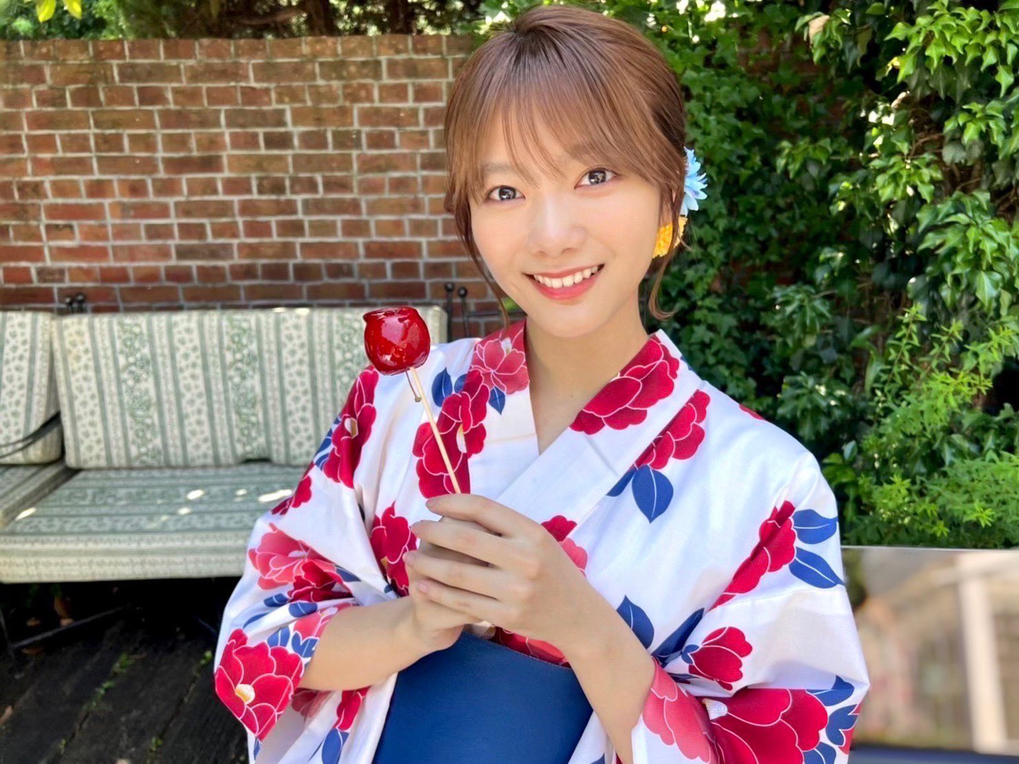 櫻坂46 田村保乃 直筆サイン入りチェキ 浴衣 週刊少年