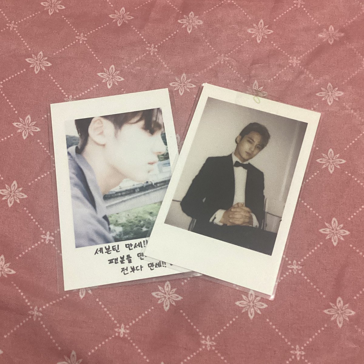 514cart's tweet photo. ꕀ thank you @booboocart ʹˎ‑

very late feedback so much huhu but tysm po for these mingyu pcs ☆ https://t.co/4g4Uktt2Kh