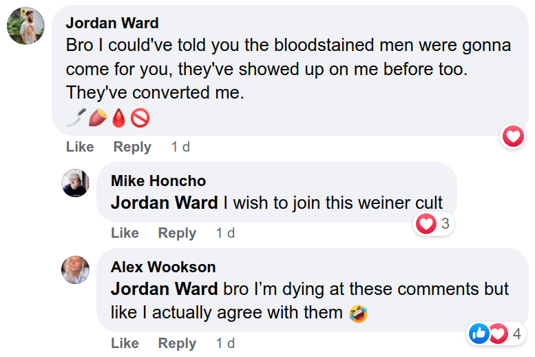 TheGuardianAn15's tweet image. "The only cool thing my parents have ever done was deciding not to leave me with a turtleneck."

The debate is on! facebook.com/keegan.lampley…

#Intactivists respond, #paedocision apologists look silly. #BornPerfect #circumcision #foreskin #MyBodyMyChoice

Read image descriptions!