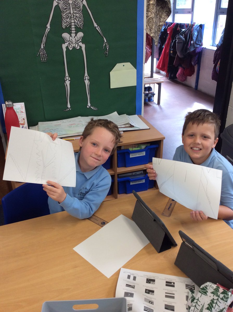 NorleyCofE's tweet photo. Class 3 are enjoying Commonwealth games maths week. The year 3’s are designing their own flags to fit the shape criteria. The year 4’s are sorting the different flags into vent diagrams to depending on the criteria they fit into. #first4maths https://t.co/BvXNri2B38
