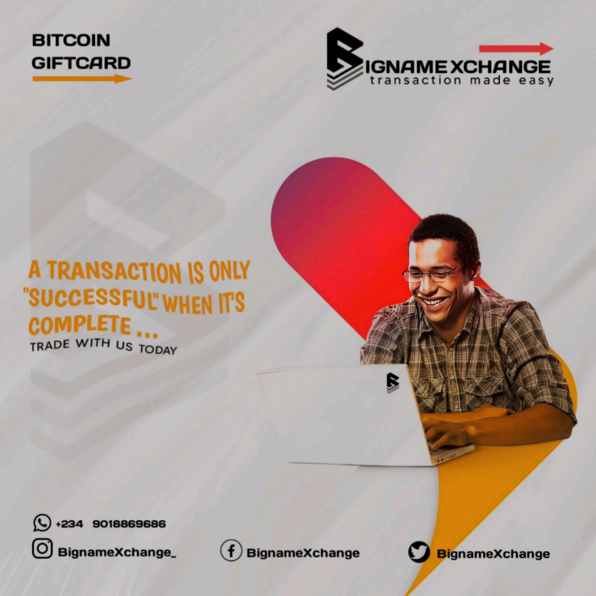 BignameXchange's tweet photo. Make us @BignameXchange  your first vendor choice today and you’re guaranteed your instant pay. We offer referral gifting as well. On sit, bring all you have! #goodrate #Nextbigthing #inshaallah https://t.co/yqTde3tIAH
