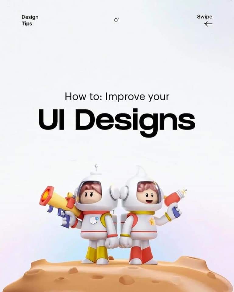 bobbydaniel_'s tweet image. A thread showing 6 Tips to help improve your #uidesign
#uitips #uidesigntips #uxdesign #ui #userinterface #visualdesign