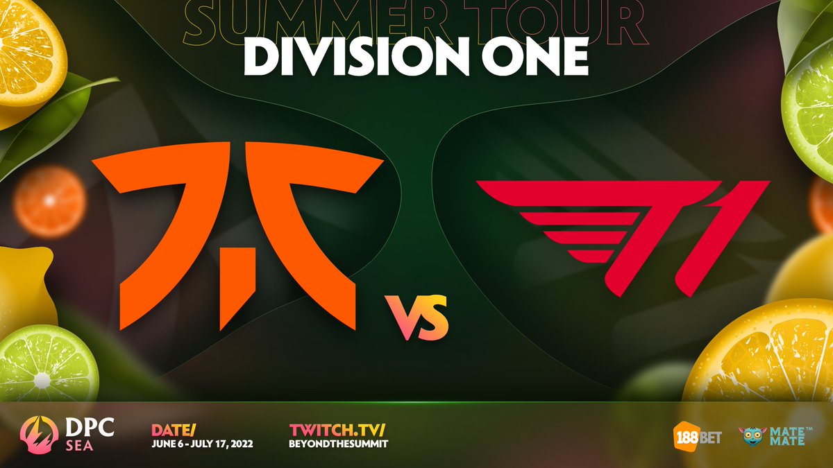 🚨 WE'RE BACK WITH A HYPE MATCHUP 🚨

It's <a href="/FNATIC/">FNATIC</a> vs <a href="/T1/">T1 VALORANT</a> in this exciting series to determine final standings and potential tie breakers for #SEADPCLeague Division I! 

📺 twitch.tv/beyondthesummit
🗣️ <a href="/LyricalDota/">Lyrical</a> &amp; <a href="/BTSGoDz/">BTS Godz | aka Parker</a>