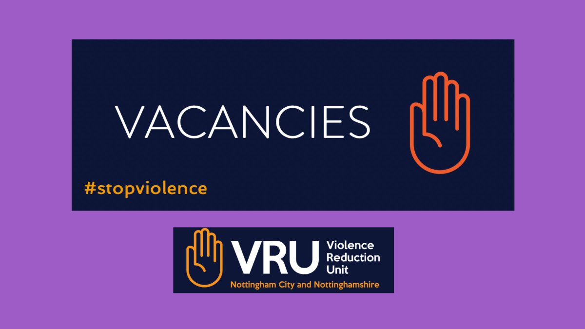 STILL TIME TO APPLY! If you’re a committed individual who has a desire to change the lives of those in Nottinghamshire, by improving safety & building community, we have a vacancy for a new Youth Project Lead to join our dedicated team! Apply here now: nottsvru.co.uk/vacancies