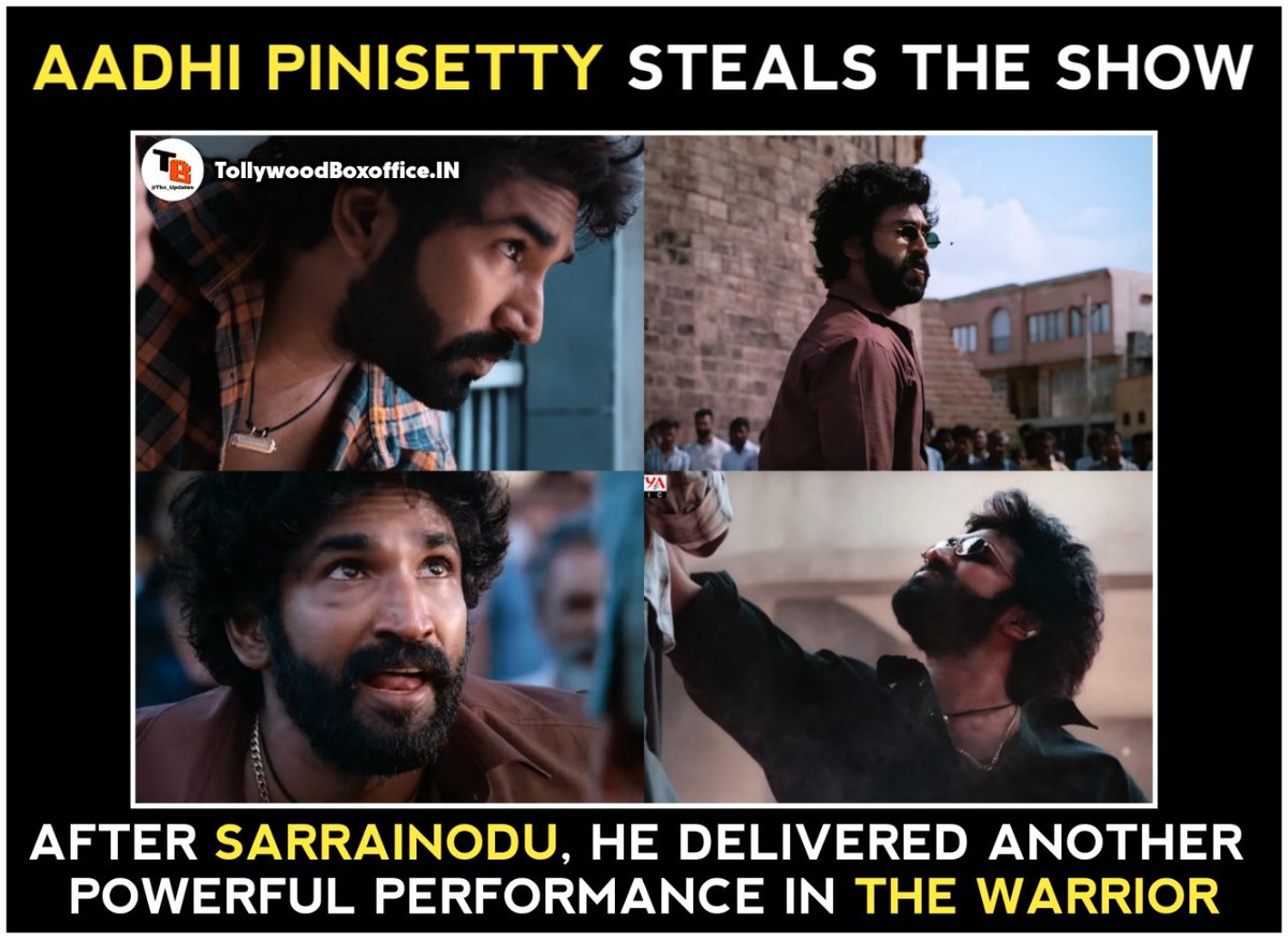 #AadhiPinisetty #TheWarriorr