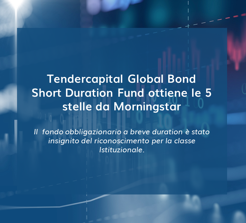 tendercapital's tweet photo. A meno di cinque anni dal lancio ufficiale, il fondo Tendercapital Global Bond Short Duration ha ottenuto il rating 5 stelle dal provider di informazione e analisi internazionale #Morningstar. Leggi la news: https://t.co/WPpQRO6VJn https://t.co/7Ylxx5Xlqt