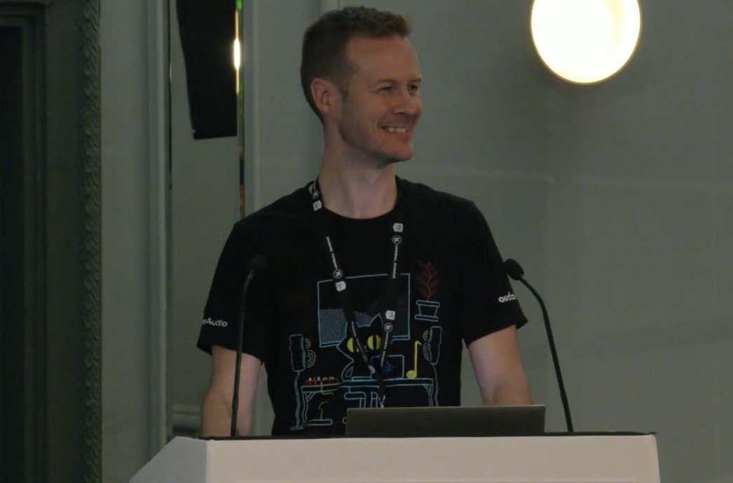Michael Cooper kicking off Audio Day for us with an in depth look at the Wwise Authoring API #DevelopConf