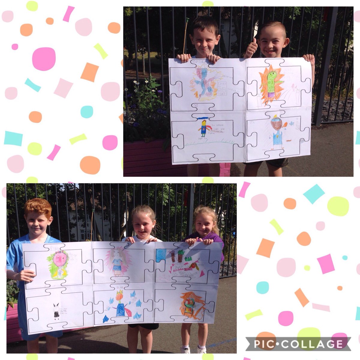 westheathprim's tweet image. The children have designed superhero flags, focussing on what attributes their superheroes would need to excel at sports day! #WestHeathClass6 #WHPSPE #WHPS @thecgf @birminghamcg22 #Birmingham #CommonwealthGames @Colmers_SGO #YourSchoolGames