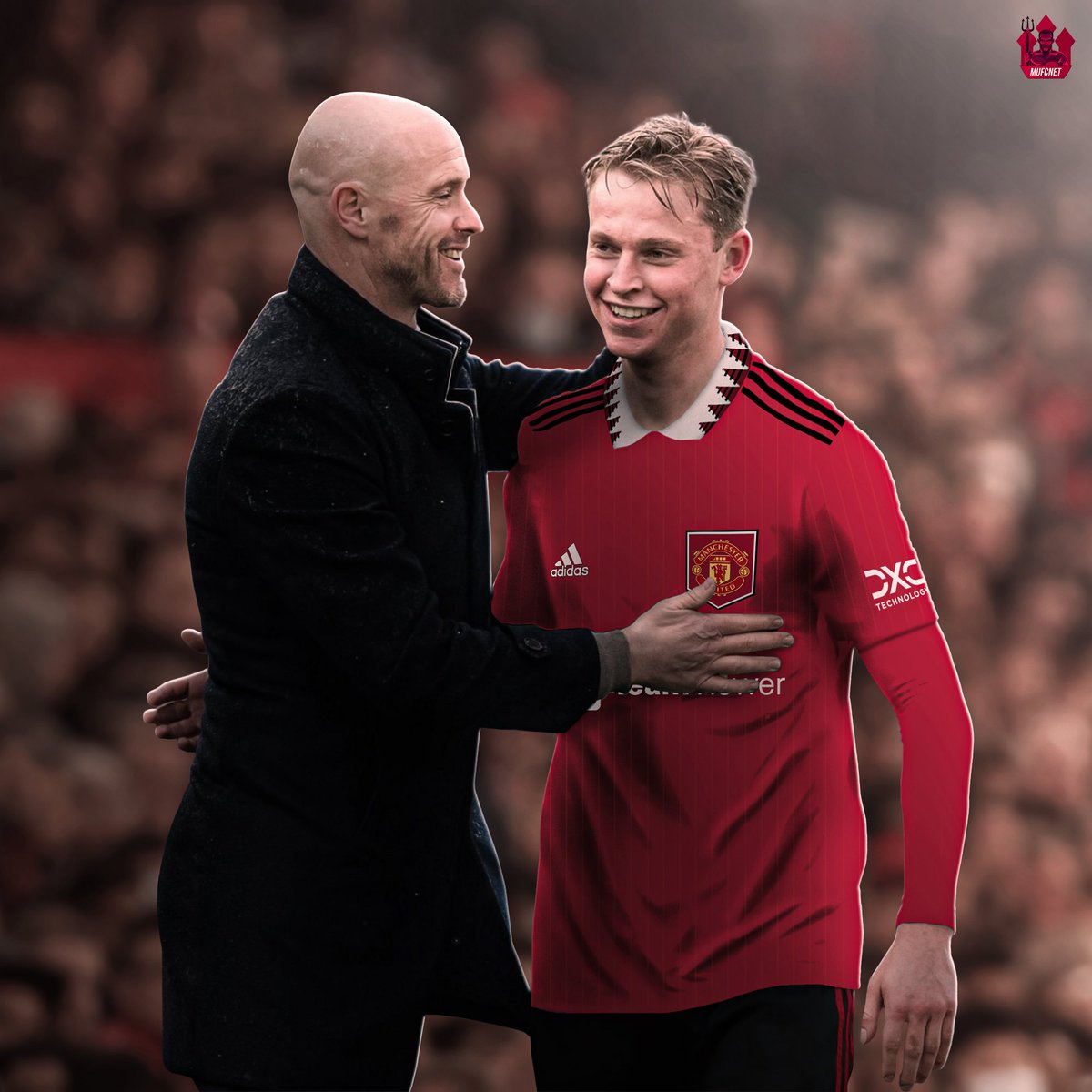 MUFCNET's tweet photo. 🚨 عــــاجــــل 🚨

🤝 مانشستر يونايتد توصل إلى إتفاق كامل مع برشلونة للتوقيع مع فرينكي دي يونغ

💰 قيمة الصفقة 85 مليون يورو شاملة الإضافات 

⏳ تبقى فقط الإتفاق على الشروط الشخصية مع اللاعب

[فابريزو رومانو] https://t.co/1ajnRa4fps