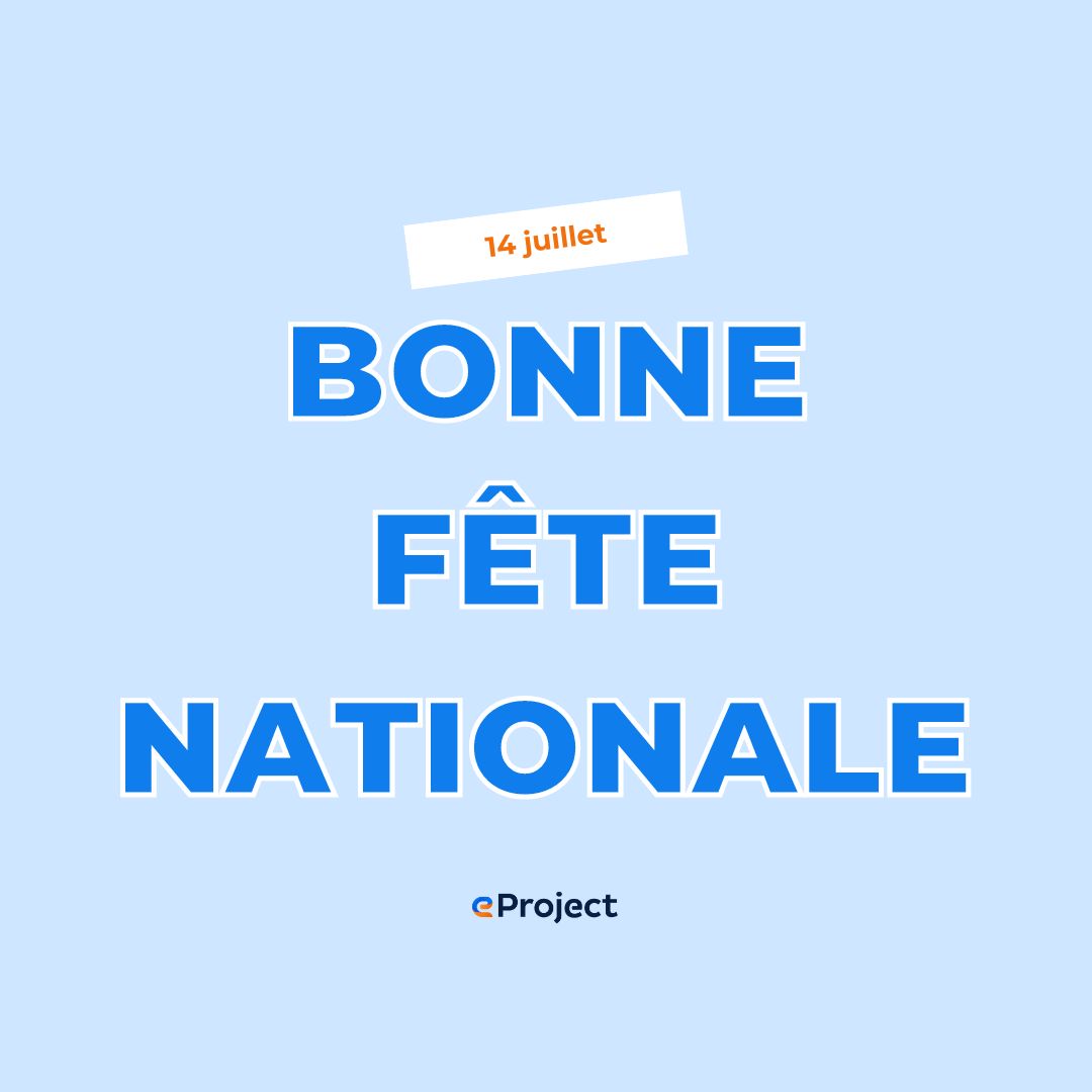Notre équipe vous souhaite un très bon 14 juillet 🎇 
#14juillet #btp