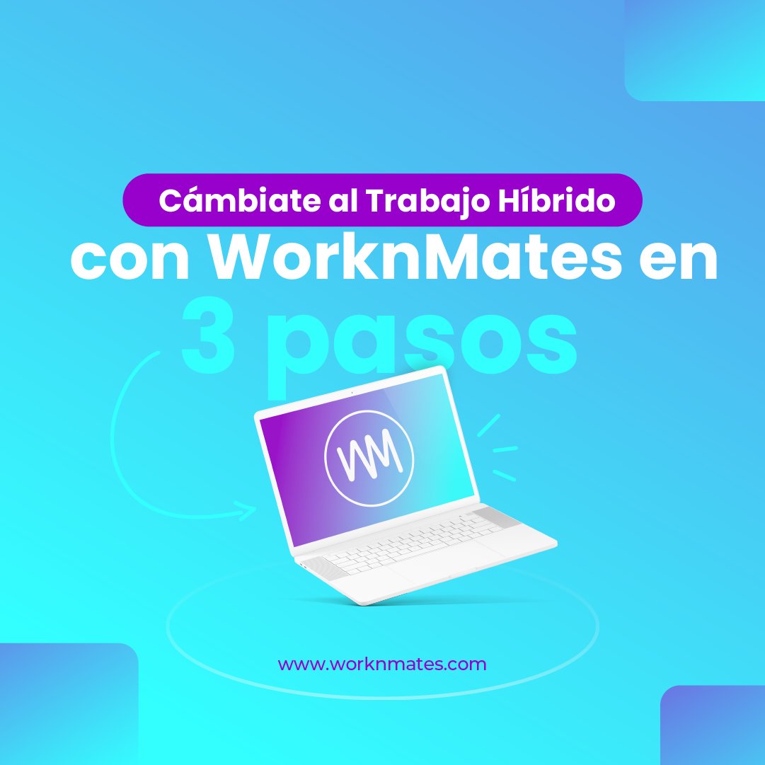 1. Regístrate (o registra a tu empresa) e inicia sesión
2. Escoge el espacio que deseas reservar en la ciudad de tu preferencia
3. Gestiona tus créditos (o asígnalos a tus colaboradores), establece un presupuesto y reserva desde tu dashboard.

#Workfromanywhere #happiness #hybrid