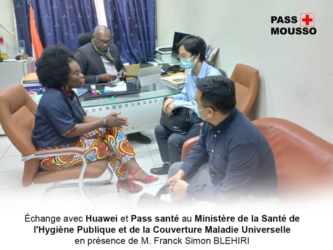 pass_mousso's tweet photo. Échange avec Huawei et Pass santé au Ministère de la Santé de l'Hygiène Publique et de la Couverture Maladie Universelle en présence de M. Franck Simon BLEHIRI
#santé #ehealth #passsantemousso #civsanté #COVID19 #passsantemousso https://t.co/1Fj3tOkgyZ