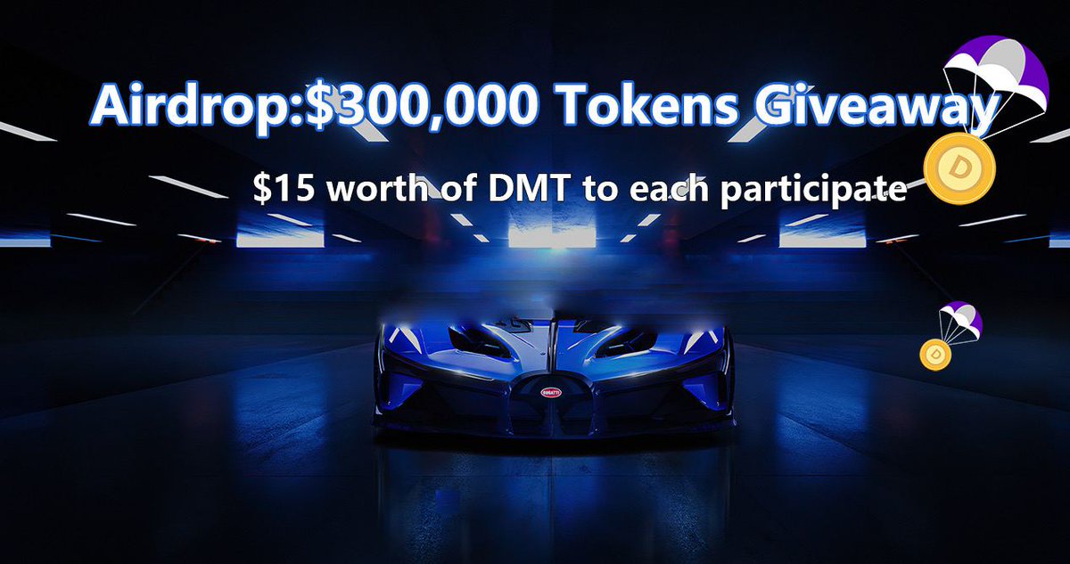 💧 Drive2official Airdrop 💧

🏆 Task:          ➕  Up to $15 worth of DMT

👨‍👩‍👧 Referral:   ➕  $3 worth of DMT

🔛 Airdrop Link &amp; Information: t.me/AirdropStar/47…

#cryptocurrency #Airdrop #BSC #Bitcoin #USDT #Drive2official #DMT #Airdropstario