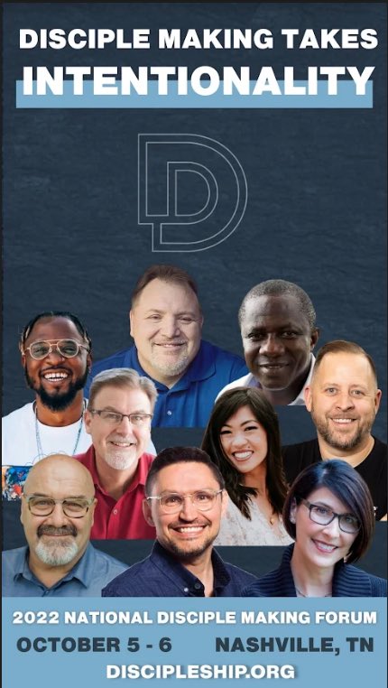 CookInJeans's tweet image. Join us at the 2022 National Disciple Making Forum in Nashville, TN on October 05-06!
 
If you’re planning on attending the Forum, then go ahead and get your early bird tickets now before the rate increases on July 21 @ 11:59pm CDT!
 
discipleship.org/national-disci…