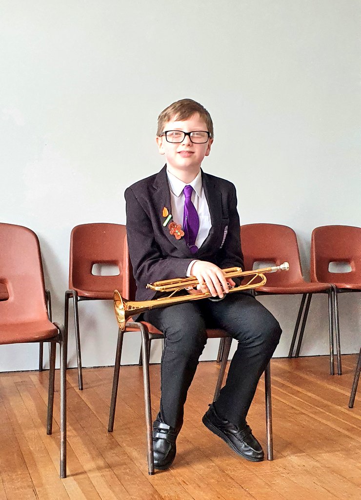 Sooooo soooo proud of you today Jack-Jay!!! You smashed it!!! @ArchesSchool #trumpet #solo #improvisation #musicisgoodforthesoul 💜